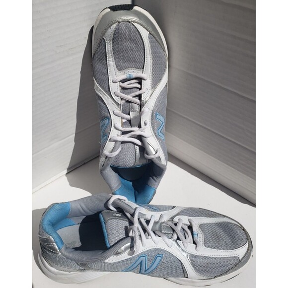 New Balance WW496GB Womens Walking Sneakers Sz 11 Casual Athletic Blue&Wht NICE! - Picture 3 of 16